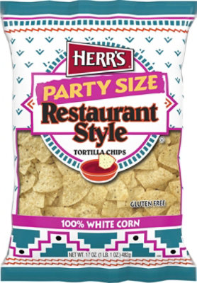 Herrs Restaurant Style Tortilla Chips - 17 OZ - Image 2