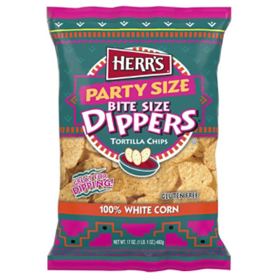 Herrs Dippers Tortilla Chips - 17 OZ - Image 3