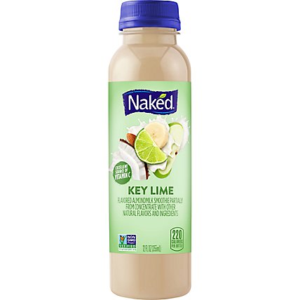 Naked Key Lime Almondmilk Smoothie Bottle - 12 Fl. Oz. - Image 1
