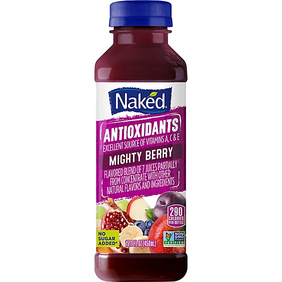 Naked Mighty Berry Juice Blend Bottle - 15.2 Fl. Oz.