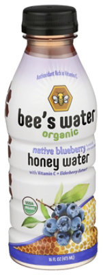 Bees Water Organic Native Blueberry Honey Water - 16 FZ - Image 7