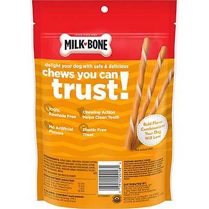 Milk-bone Flavor Twists Easy Peasy Chicken Cheesy Dog Treat Each - 4.23 OZ