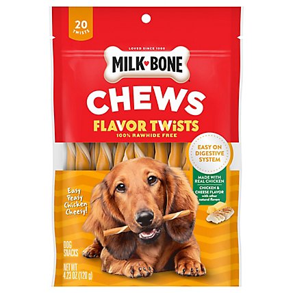 Milk-bone Flavor Twists Easy Peasy Chicken Cheesy Dog Treat Each - 4.23 OZ - Image 1