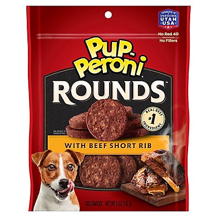 Pup-peroni Rounds Beef Short Rib Dog Treat Each - 5 OZ - Image 3