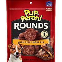 Pup-peroni Rounds Beef Short Rib Dog Treat Each - 5 OZ - Image 2