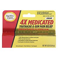 Signature Care Medicated Toothache & Gum Pain Relief - .33 OZ - Image 3