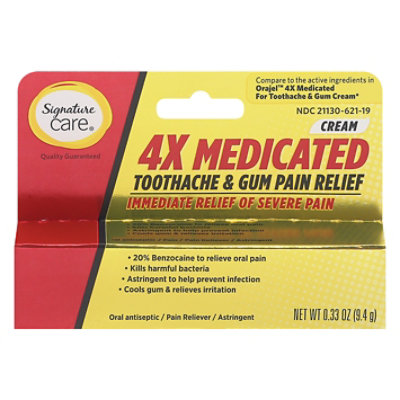 Signature Select/Care Medicated Toothache & Gum Pain Relief - .33 Oz. - Image 3