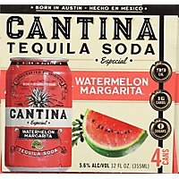 Cantina Tequila Soda Watermelon Margarit - 4-12 FZ - Image 5