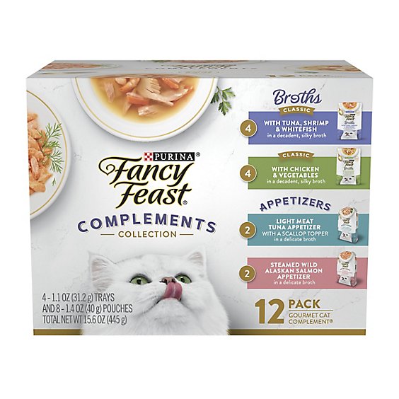 Fancy Feast Complements 12ct Variety Pk - 12CT