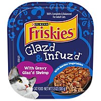Friskies Glaz'd & Infuz'd Shrimp - 3.5 OZ - Image 1