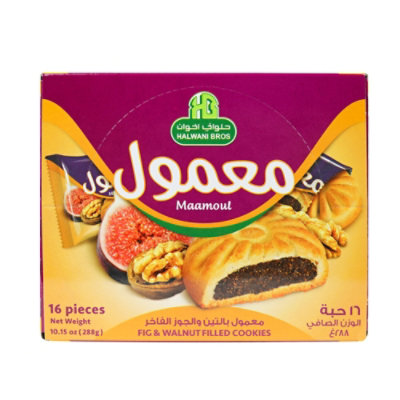 Maamoul Fig & Walnut Cookies - 10.15 OZ - Image 1