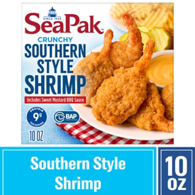 Sea Pak Shrimp Jumbo Southern Style W/creamy Mustard Bbq Sauce - 10 OZ - Image 1