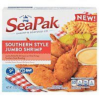 Sea Pak Shrimp Jumbo Southern Style W/creamy Mustard Bbq Sauce - 10 OZ - Image 1
