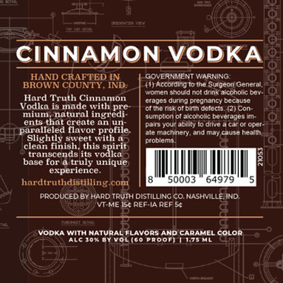 Hard Truth Cinnamon Vodka - 750 ML - Image 8