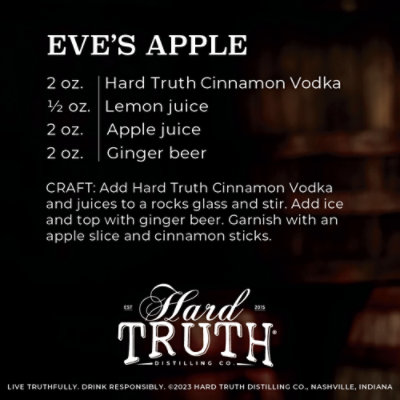 Hard Truth Cinnamon Vodka - 750 ML - Image 6