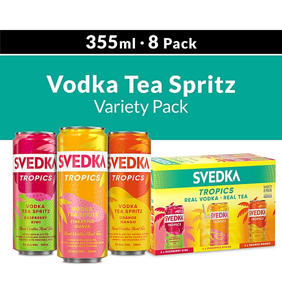 Svedka Tropics Tea Spritz Variety - 8-12 FZ