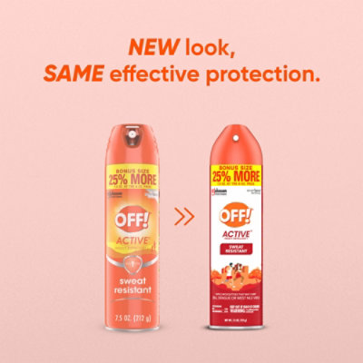 OFF! Sweat Resistant Active Insect Repellent Aerosol Spray - 7.5 Oz - Image 5