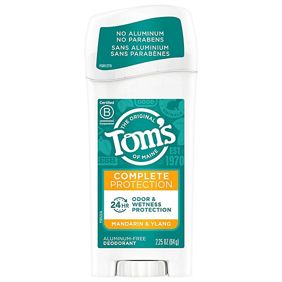 Tom’s of Maine Deodorant Mandarin & Ylang - 2.25 OZ