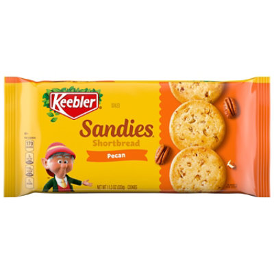 Keebler Sandies Pecan Cookies Shortbread Cookies with Crunchy Pecans - 11.3 Oz - Image 2