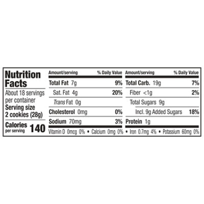 Keebler Fudge Stripes Original Shortbread Cookies Coated in Keebler Fudge Family Size - 17.3 Oz - Image 3