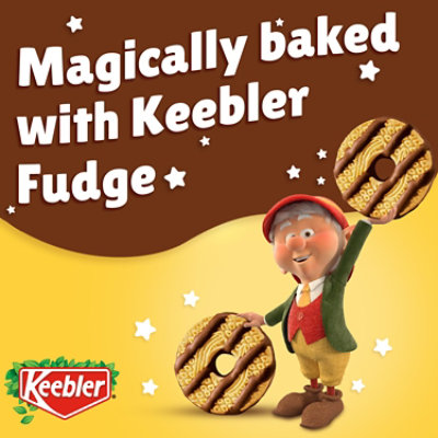 Keebler Fudge Stripes Original Shortbread Cookies Coated in Keebler Fudge Family Size - 17.3 Oz - Image 2