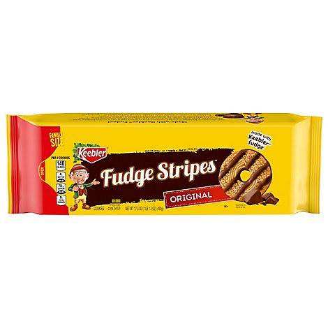 Keebler Original Fudge Stripes Tray - 17.3 Oz