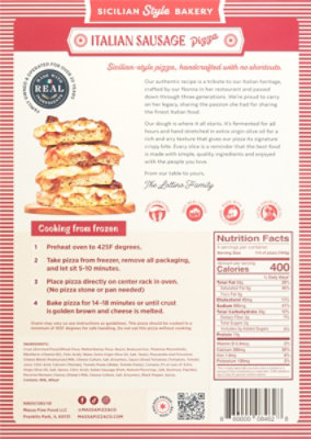 Italian Sausage Sicilian Pizza - 20.3 OZ - Image 5