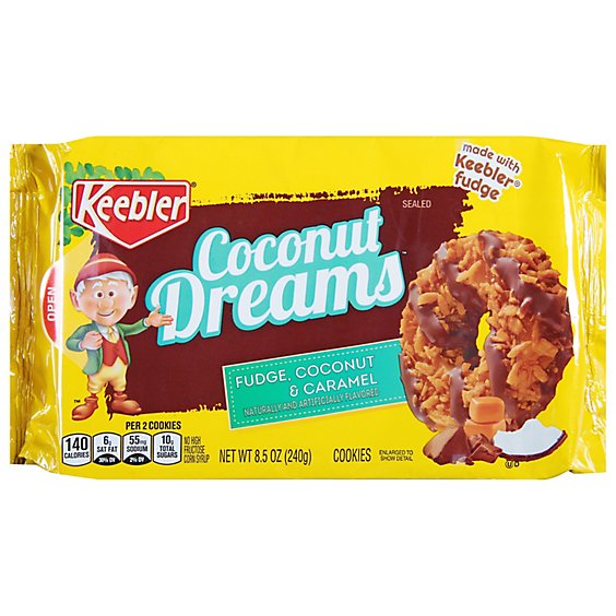 Keebler Coconut Dreams Fudge Ounce Tray - 8.5 Oz