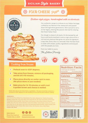 Four Cheese Sicilian Pizza - 20.3 OZ - Image 5