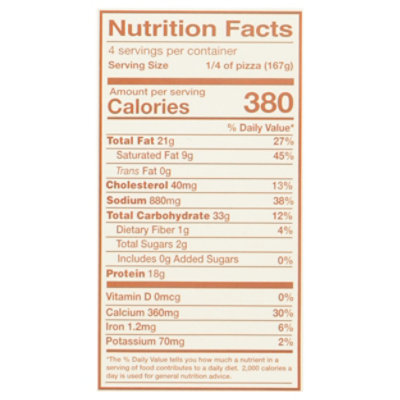 Four Cheese Sicilian Pizza - 20.3 OZ - Image 3