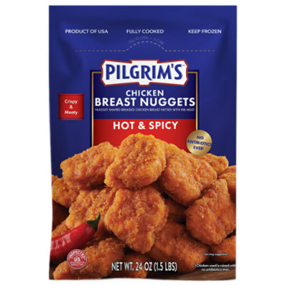 Pilgrims Hot & Spicy Chicken Breast Nuggets - 24 OZ - Image 2