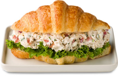 Ready Meals Cobb Chicken Salad Croissant Sandwich - EA - Image 1