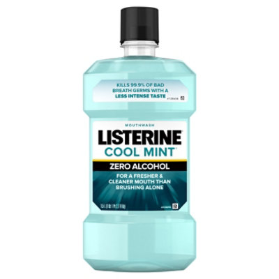 Listerine Zero Alcohol-free Mouthwash Cool Mint - 1.5 LT - Image 3