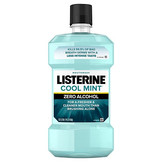 Listerine Zero Alcohol-free Mouthwash Cool Mint - 1.5 LT