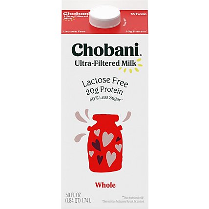 Chobani Ultra-filtered Milk Whole - 59 FZ - Image 2