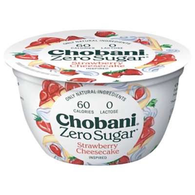 Chobani Zero Sugar Strawberry Cheesecake - 5.3 Oz - Image 3