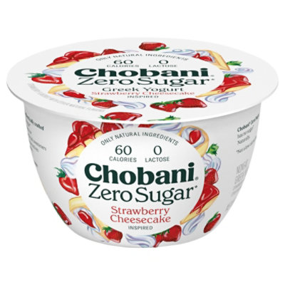 Chobani Zero Sugar Strawberry Cheesecake - 5.3 Oz
