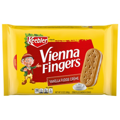 Keebler Vanilla Fudge Creme Vienna Fingers - 12 Oz