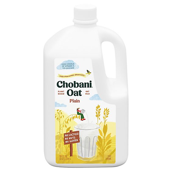 Chobani Plain Plant-Based Oatmilk - 96 Fl. Oz