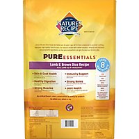 Natures Recipe 12 Pound Pure Essentials Adult Lamb & Brown Rice Dry Dog Food Case - 12 LB - Image 5