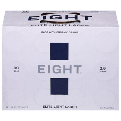 Eight Elite Light Lager Pack In Cans - 12-12 FZ - Image 3