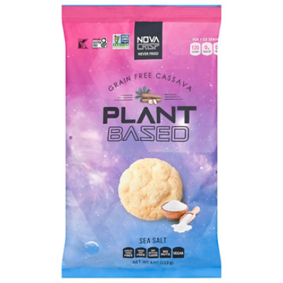 Novacrisp Air Popped Seasalt Grain Free Cassava Crisps - 4 Oz - Image 1
