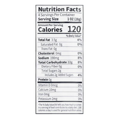 Novacrisp Air Popped Seasalt Grain Free Cassava Crisps - 4 Oz - Image 4