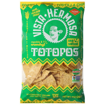 Vista Hermosa Totopos Yellow Corn Tortil - 9 OZ - Image 3