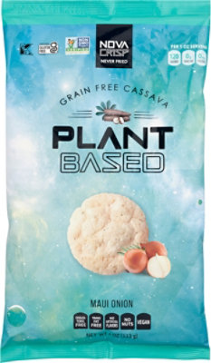 Novacrisp Plant Based Maui Onion Grain Free Cassava Crisps - 4 Oz - Image 2