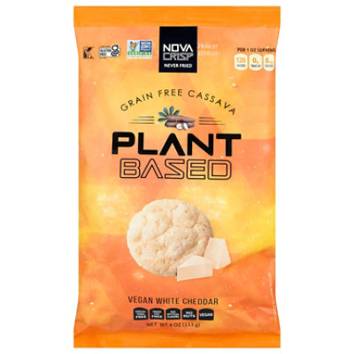 Novacrisp Cheddar Cheese Grain Free Cassava Crisps - 4 Oz - Image 3