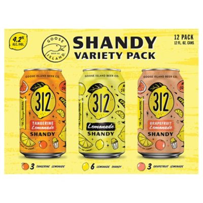 Goose Island Shandy Variety Pack Cans - 12-12 Fl. Oz. - Image 2