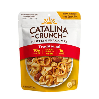 Catalina Crunch Traditional Protein Snack Mix - 5.25 Oz
