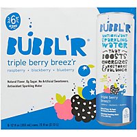BUBBL'R Sparkling Water Triple Berry Breez'r - 6-12 FZ - Image 3