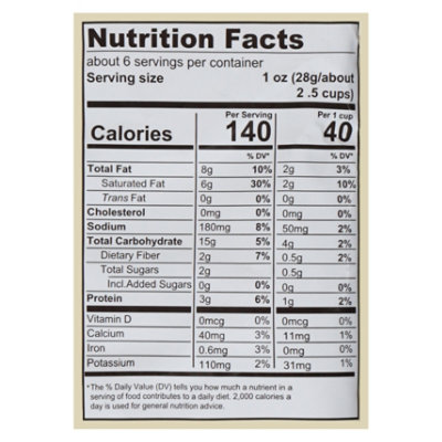 Valley Pop Popcorn Garlic Parmesan - 6.5 OZ - Image 3